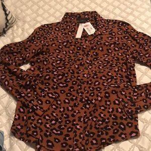 Sanctuary leopard print shirt